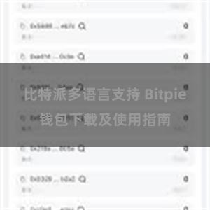 比特派多语言支持 Bitpie钱包下载及使用指南