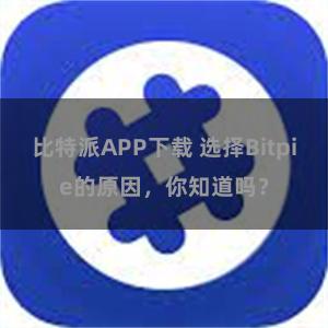 比特派APP下载 选择Bitpie的原因，你知道吗？