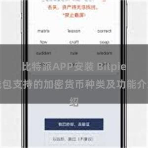 比特派APP安装 Bitpie钱包支持的加密货币种类及功能介绍