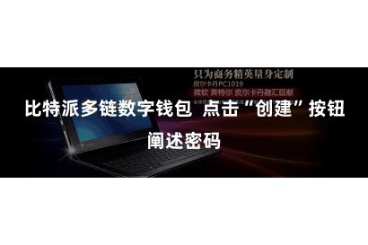 比特派多链数字钱包  点击“创建”按钮阐述密码