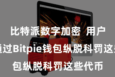 比特派数字加密  用户不错通过Bitpie钱包纵脱科罚这些代币